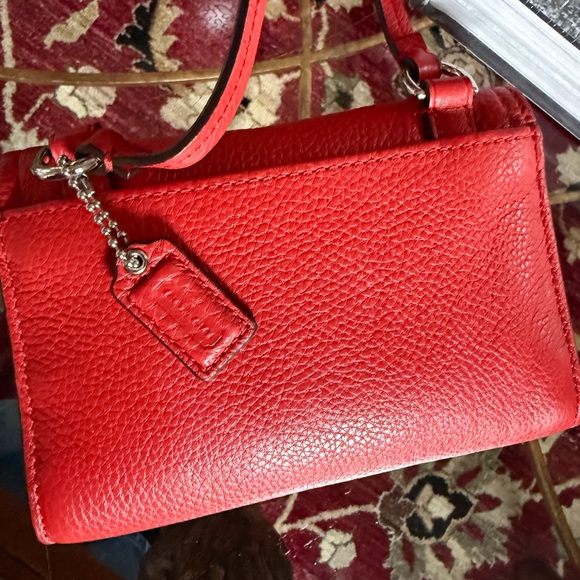 Coach Vibrant Red Crossbody Bag - Picture 3 of 6